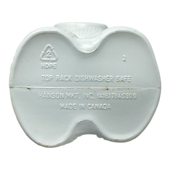 Always Coca-Cola Polar Bear Molded Bottle Tumbler Drink Straw 1990s White Red - Picture 5 of 7